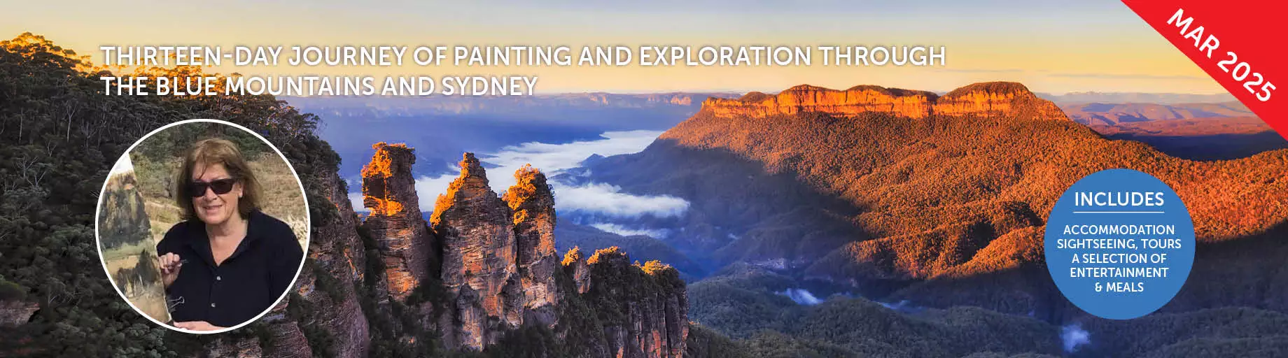 Sydney and the Blue Mountains Painting Workshop with Amanda Hyatt